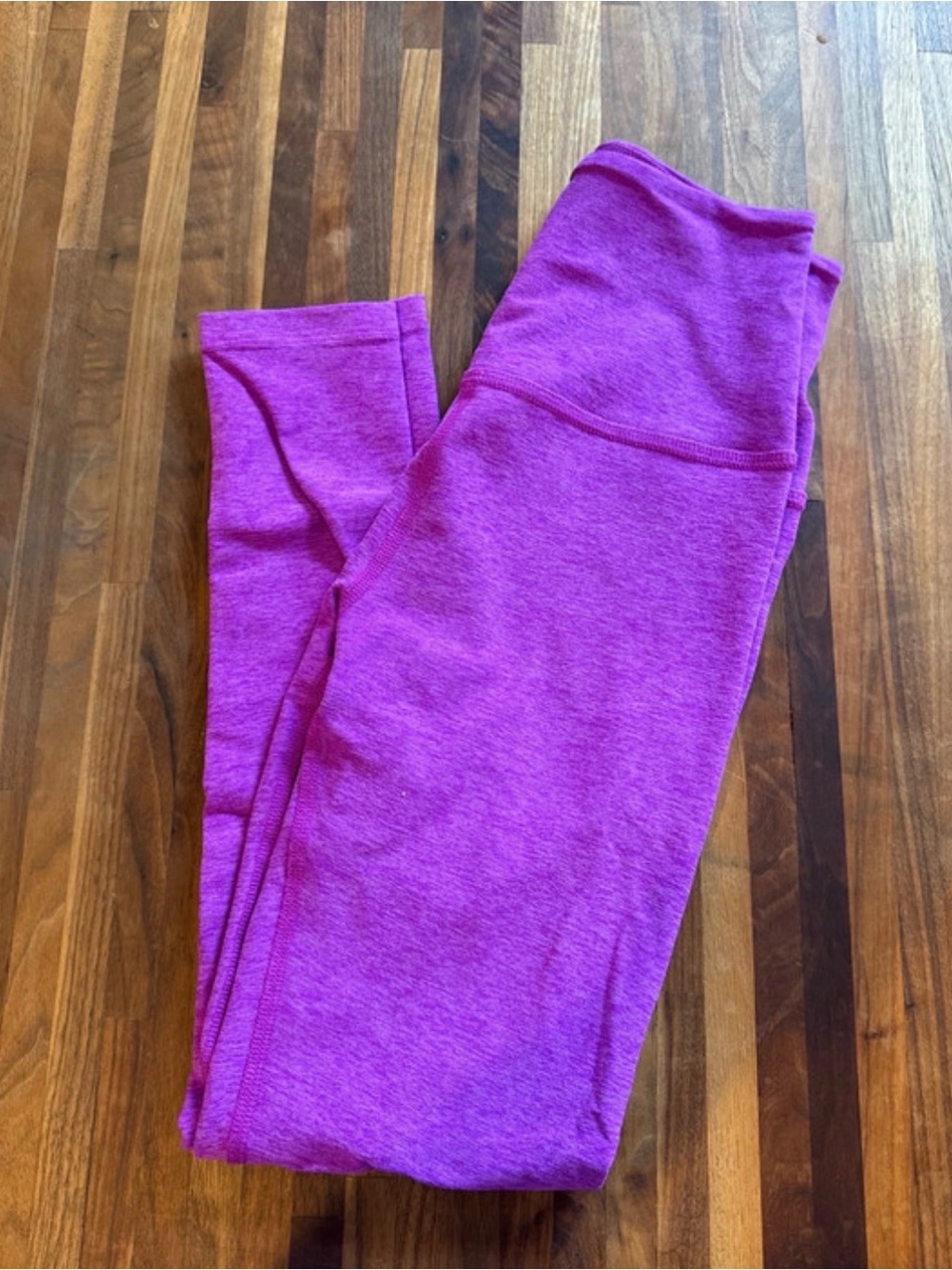 Spacedye Caught In The Midi High Waisted Legging / Vivid Plum Heather / S